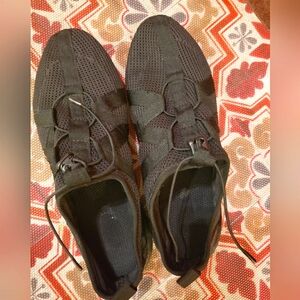 BLOCH Fusion trainers flexible dance shoes black mesh size 7